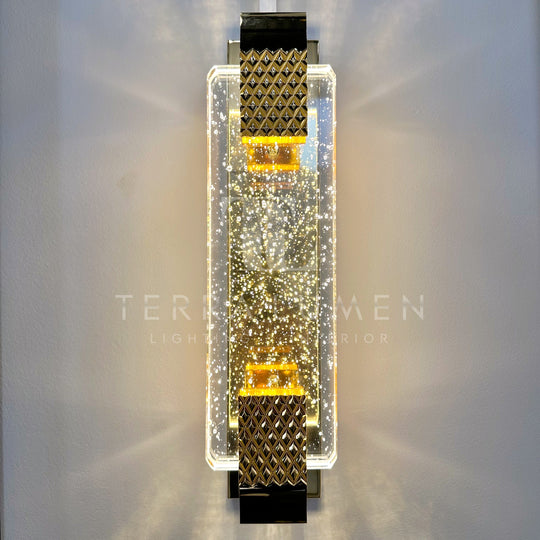 Luxia Medium LED Indoor Crystal Wall Light