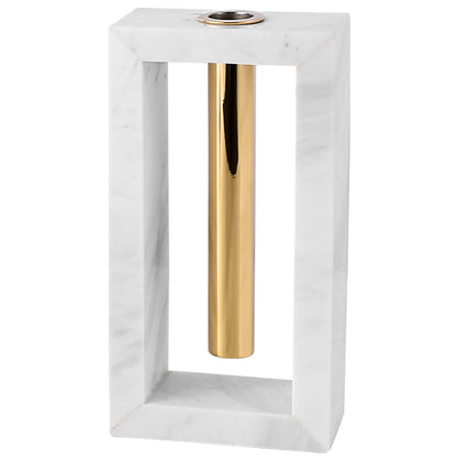 Moretti White Marble Decorative Vase - Alternate View