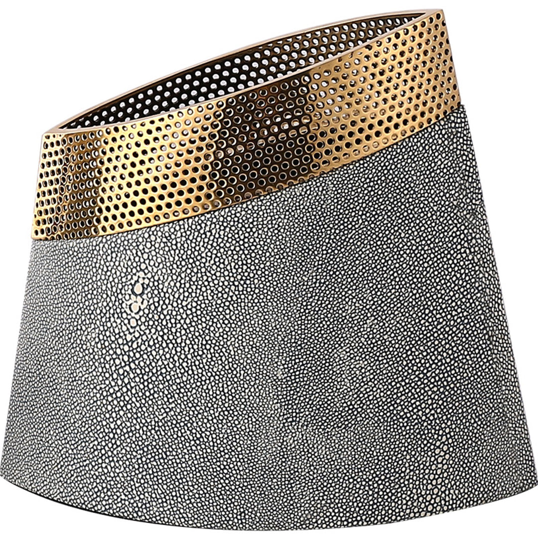 Serene Shagreen Vase