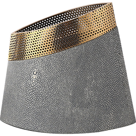 Serene Shagreen Vase