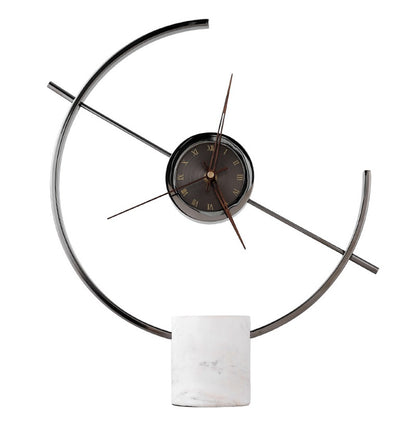 Perla Clock – White Marble - Detail Shot