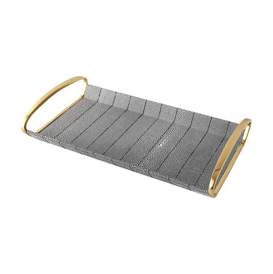 Serene Shagreen Tray