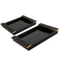 Paragon Tray – Black Leather