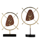 Howard Clock – Walnut & Crystal