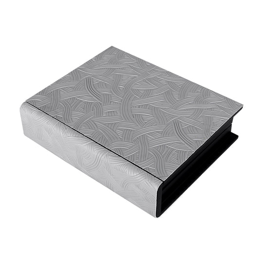 Light Grey Leather Storage Box