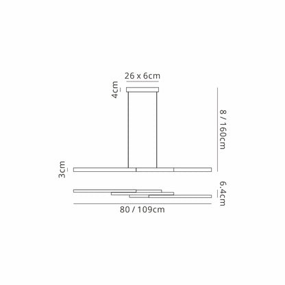 Meca Extendable Linear Pendant