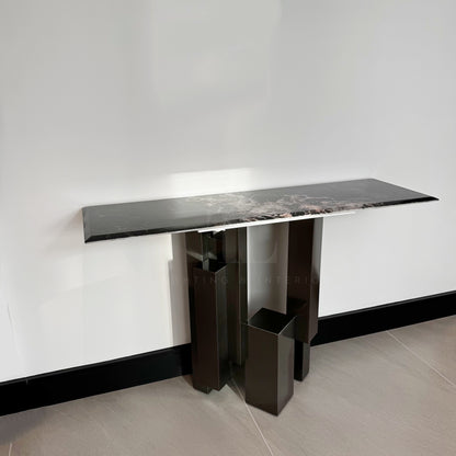 Medina Black Console Table - Detail Shot