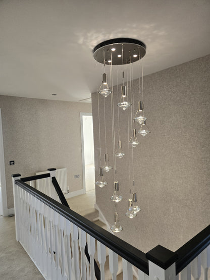 Noah Chandelier – 12 Pendant - Alternate View