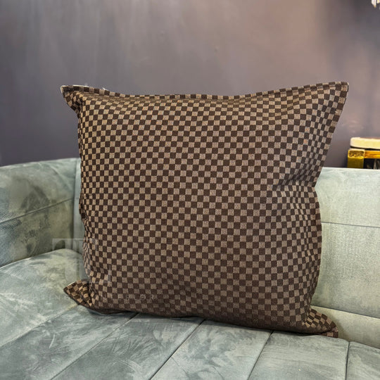 Noir Grid Cushion