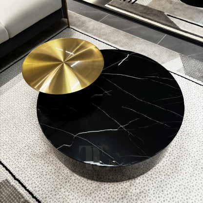 Orion Black & Gold Coffee Table - Detail Shot