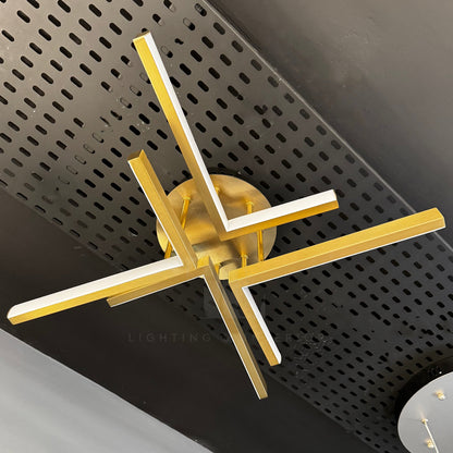 Orleans Gold LED Ceiling Light - Ceiling Light Fixtures from TL Home