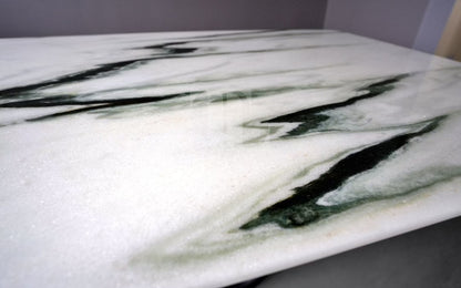 Obsidian Dining Table – Marble - Detail Shot