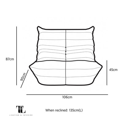 Preston Recliner - Size and Dimensions