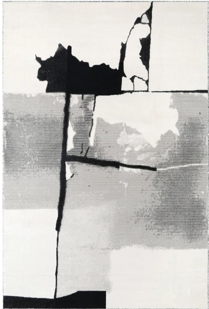 Mia Monochrome Rug - Alternate View