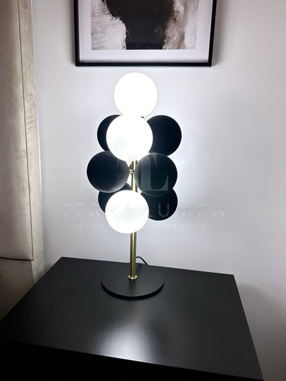 Rowan Table Lamp – Bubble Brass - View 8