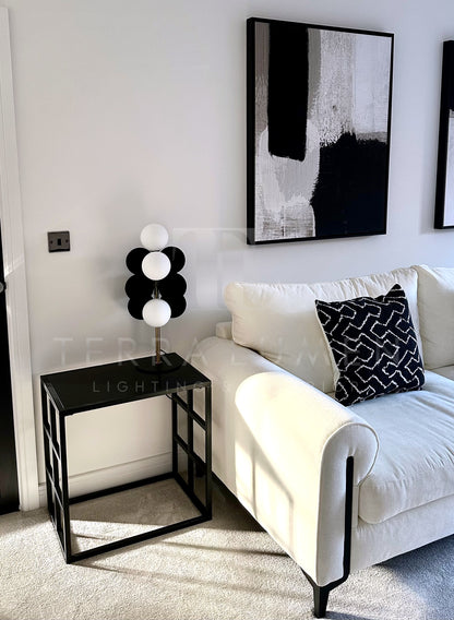 Rowan Table Lamp – Bubble Brass - Alternate View