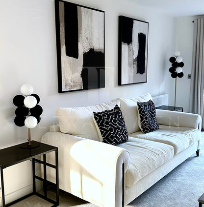 Rowan Table Lamp – Bubble Brass - Detail Shot