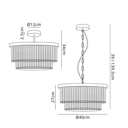 Cala Chandelier - View 12