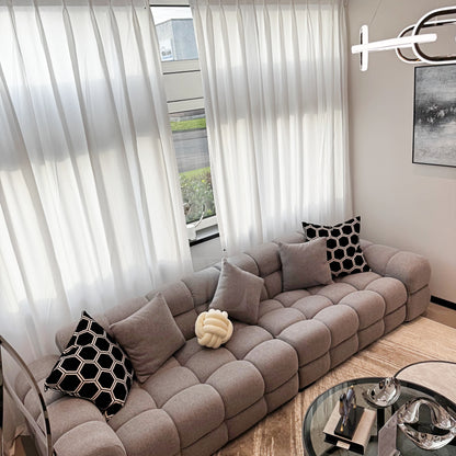 Sebastian Sofa – Grey Bouclé - Alternate View