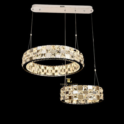 Seraphina Chandelier – Two Ring - Chandelier from TL Home