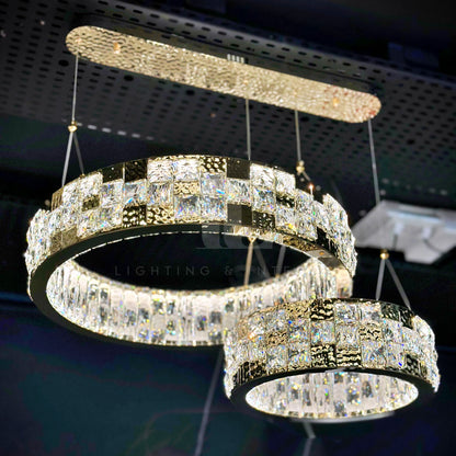 Seraphina Chandelier – Two Ring - Detail Shot