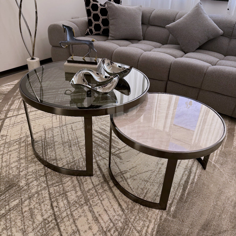 Vega Nested Coffee Table Duo