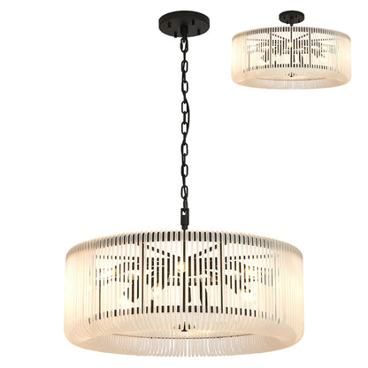 Velisse Hanging Chandelier - Size and Dimensions