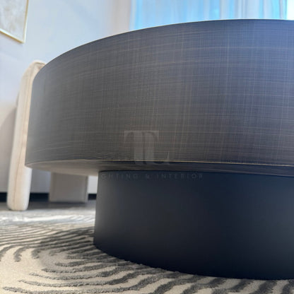 Vespera Bronze Black Coffee Table Set - Size and Dimensions