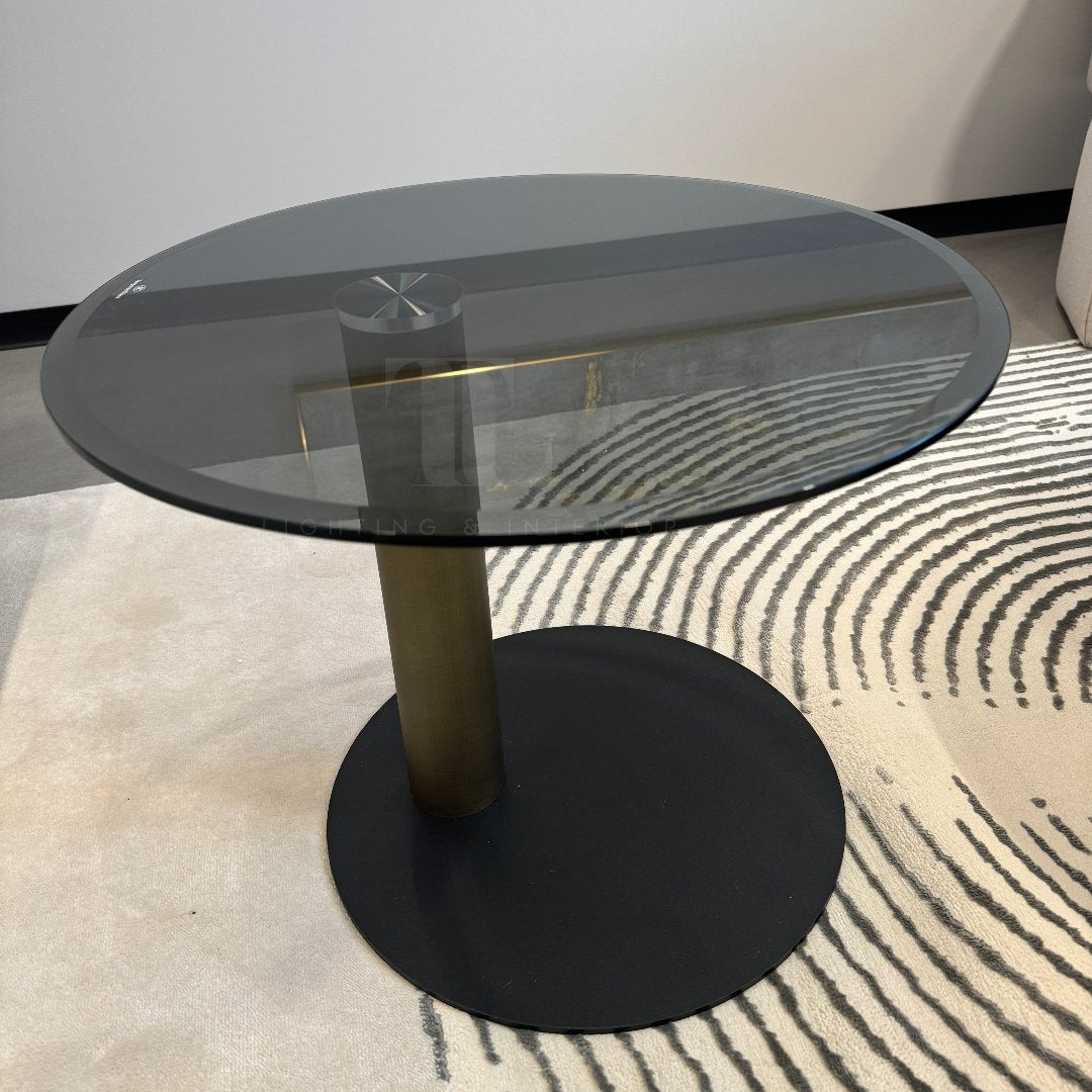 Vespera Bronze Black Coffee Table Set