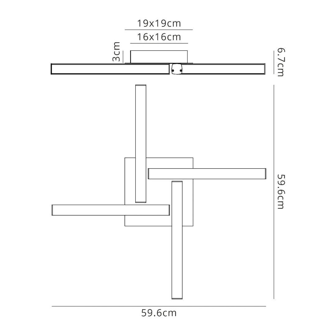 Wisp Flush Ceiling Light