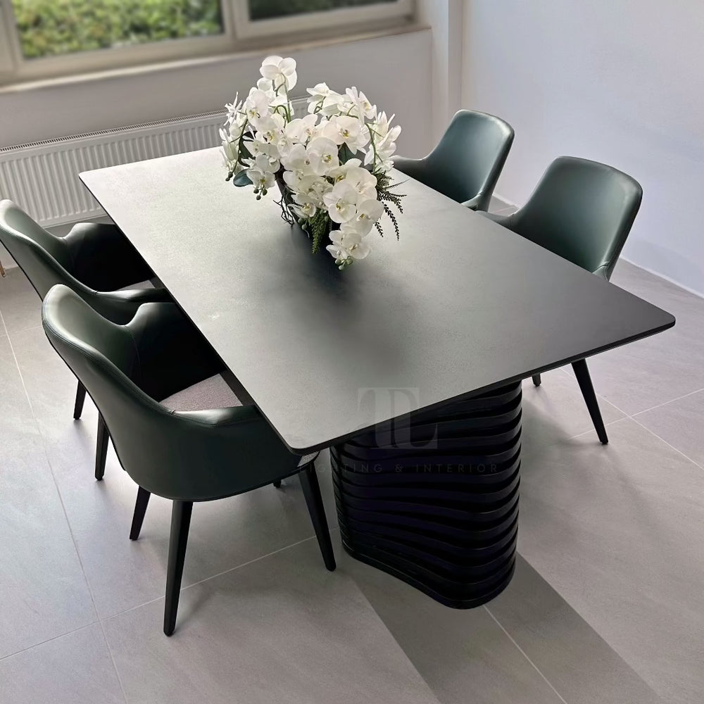 Eclipse Noir Wood Dining Table