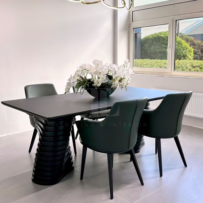 Eclipse Dining Table – Noir Wood - Dining Table from TL Home