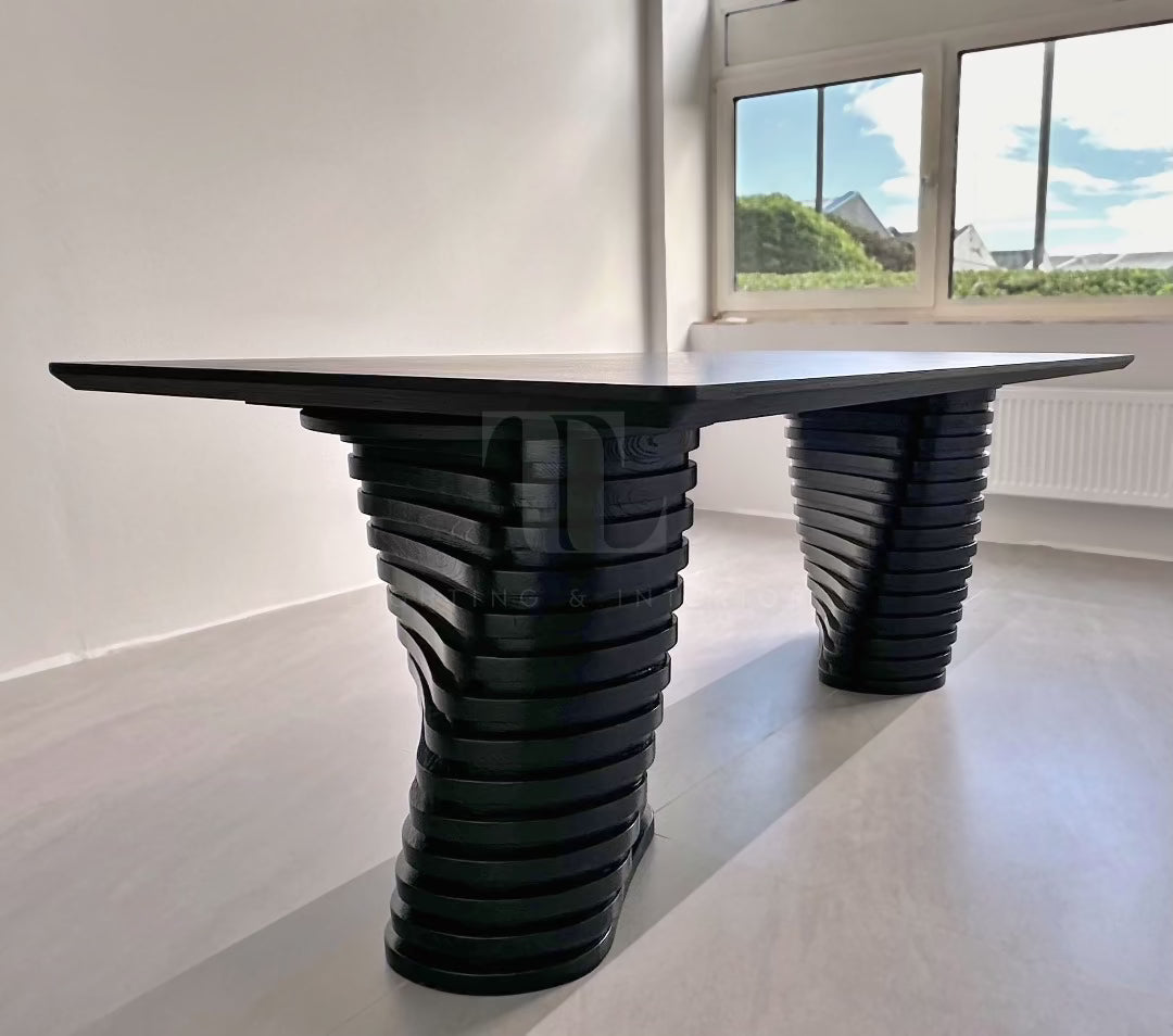 Eclipse Noir Wood Dining Table