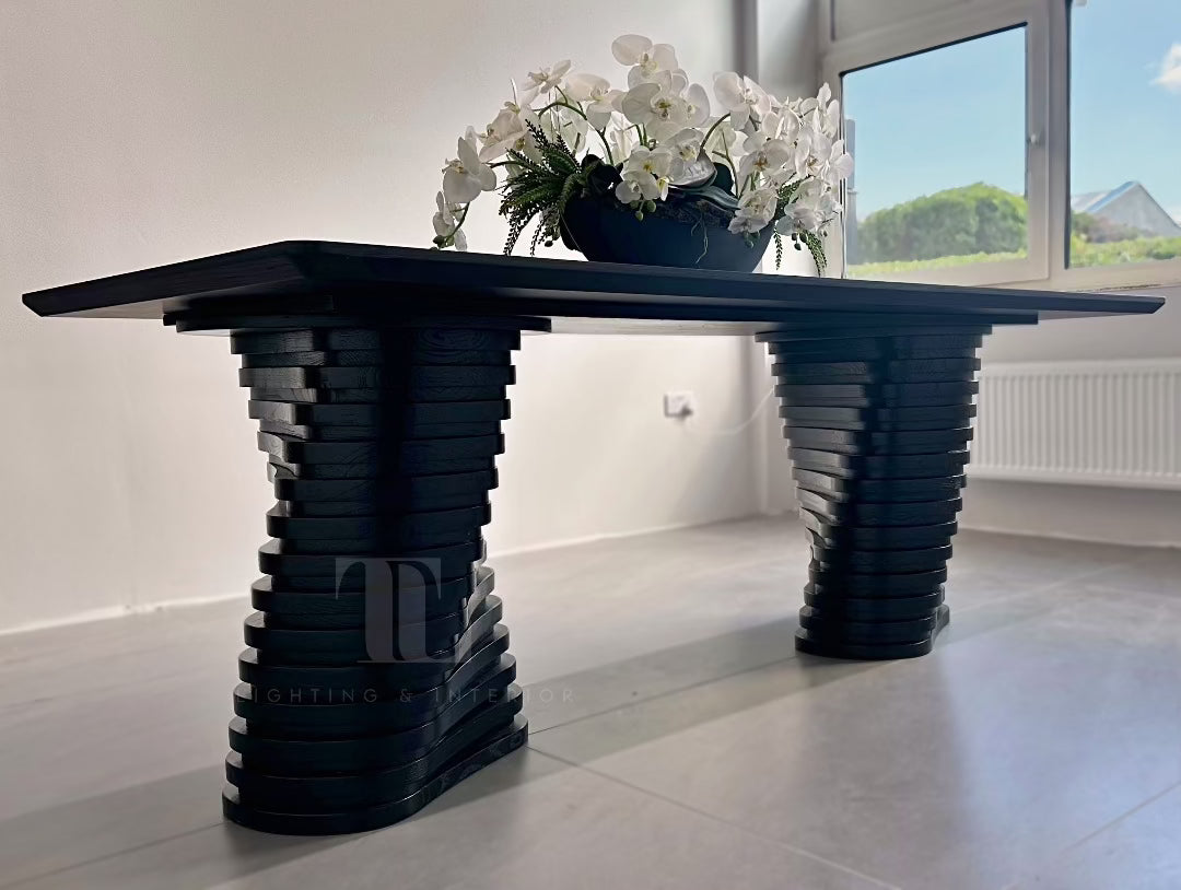 Eclipse Noir Wood Dining Table