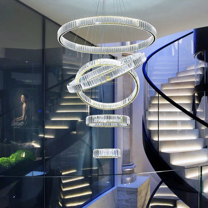 Arabella Chandelier – Five Ring - Alternate View