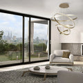 Celestia Luxury Tiered LED Loop Pendant