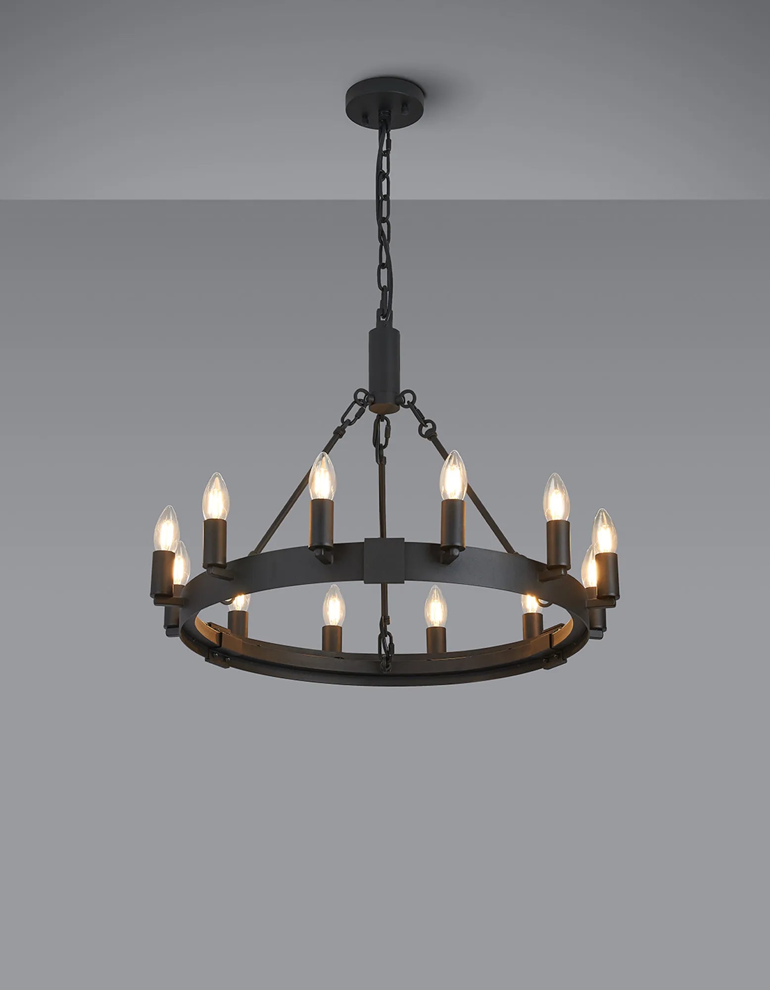 Solenne Multi-Light Semi Flush Pendant