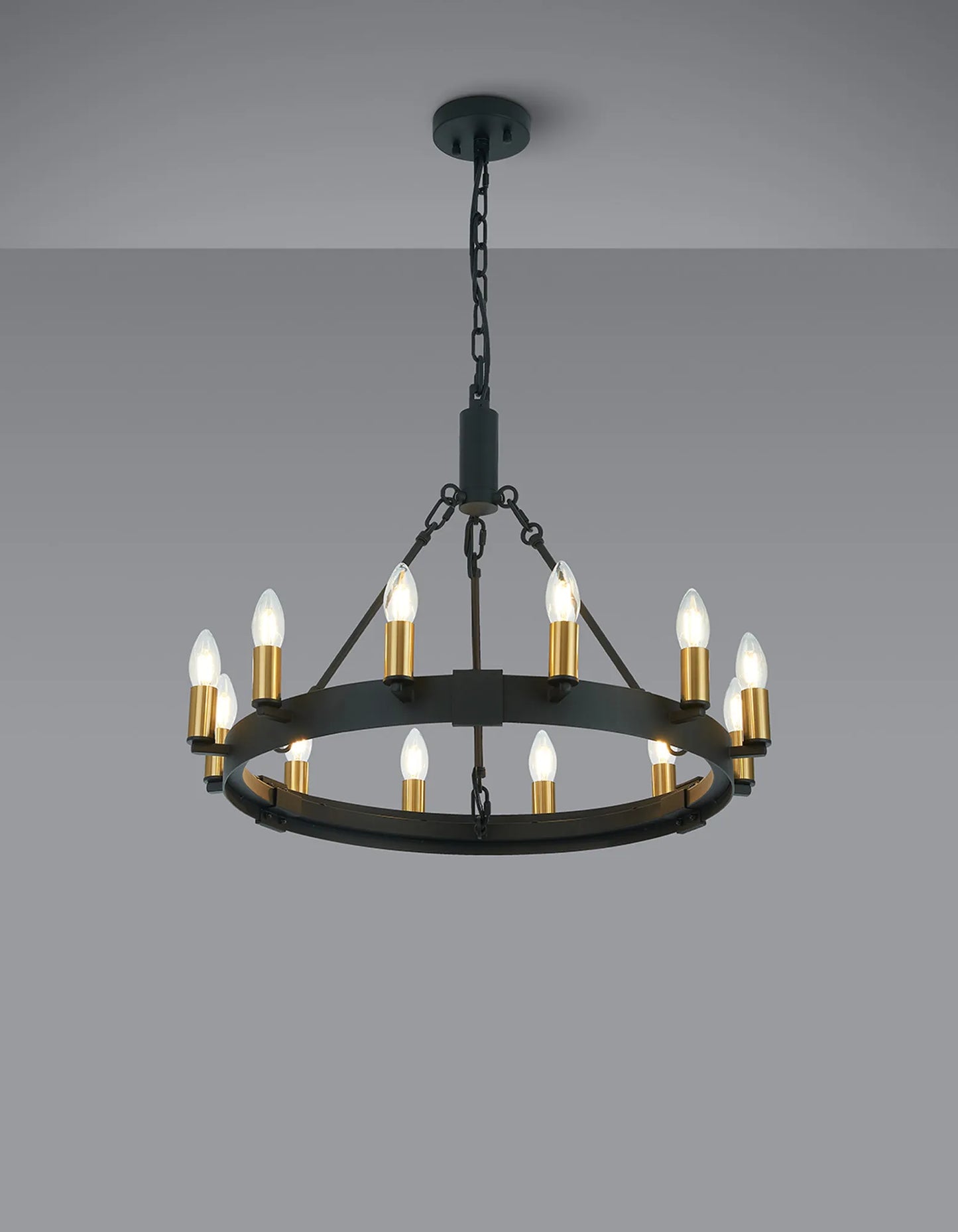 Solenne Multi-Light Semi Flush Pendant