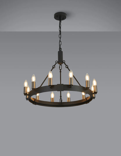 Solenne Multi-Light Semi Flush Pendant