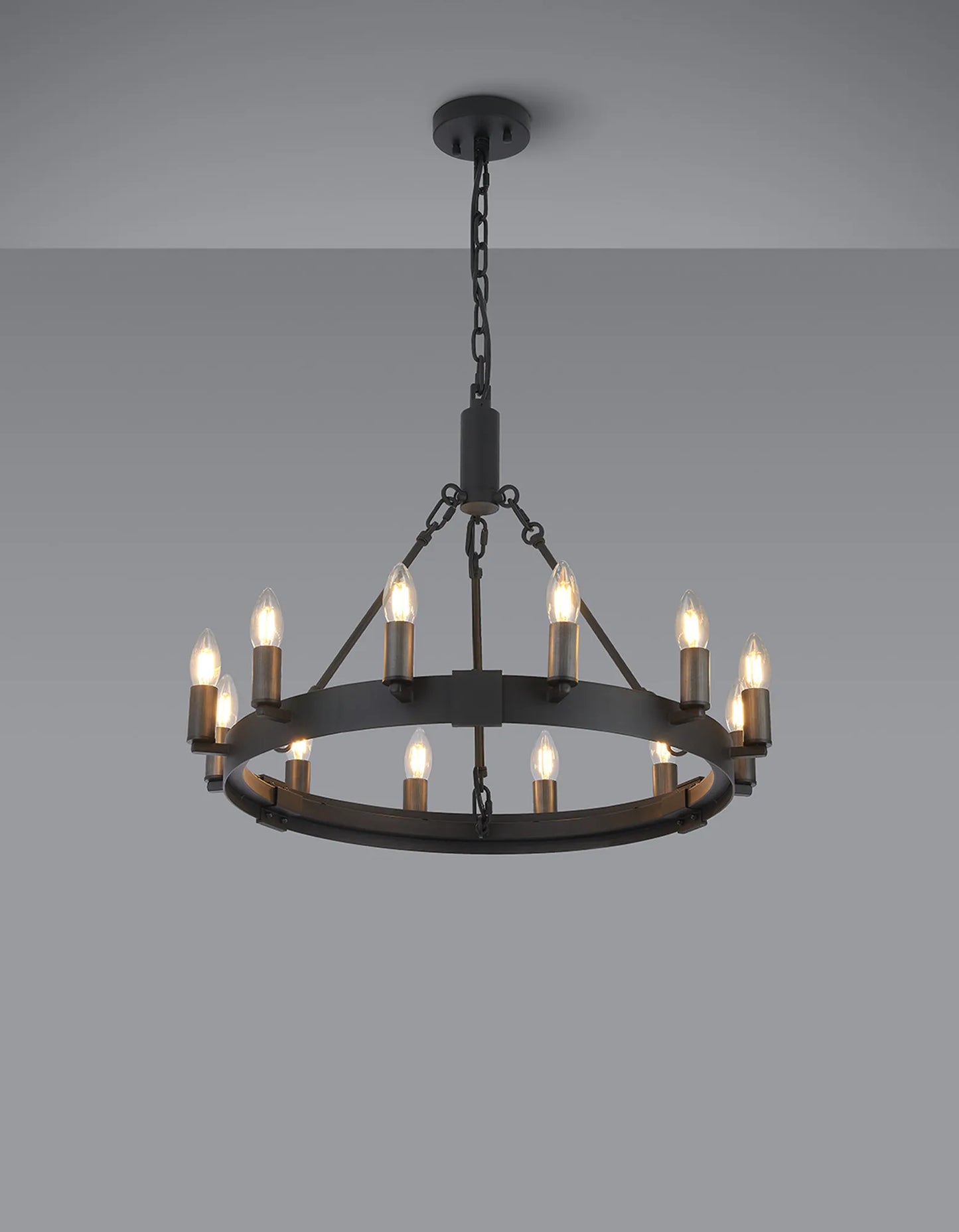 Solenne Multi-Light Semi Flush Pendant