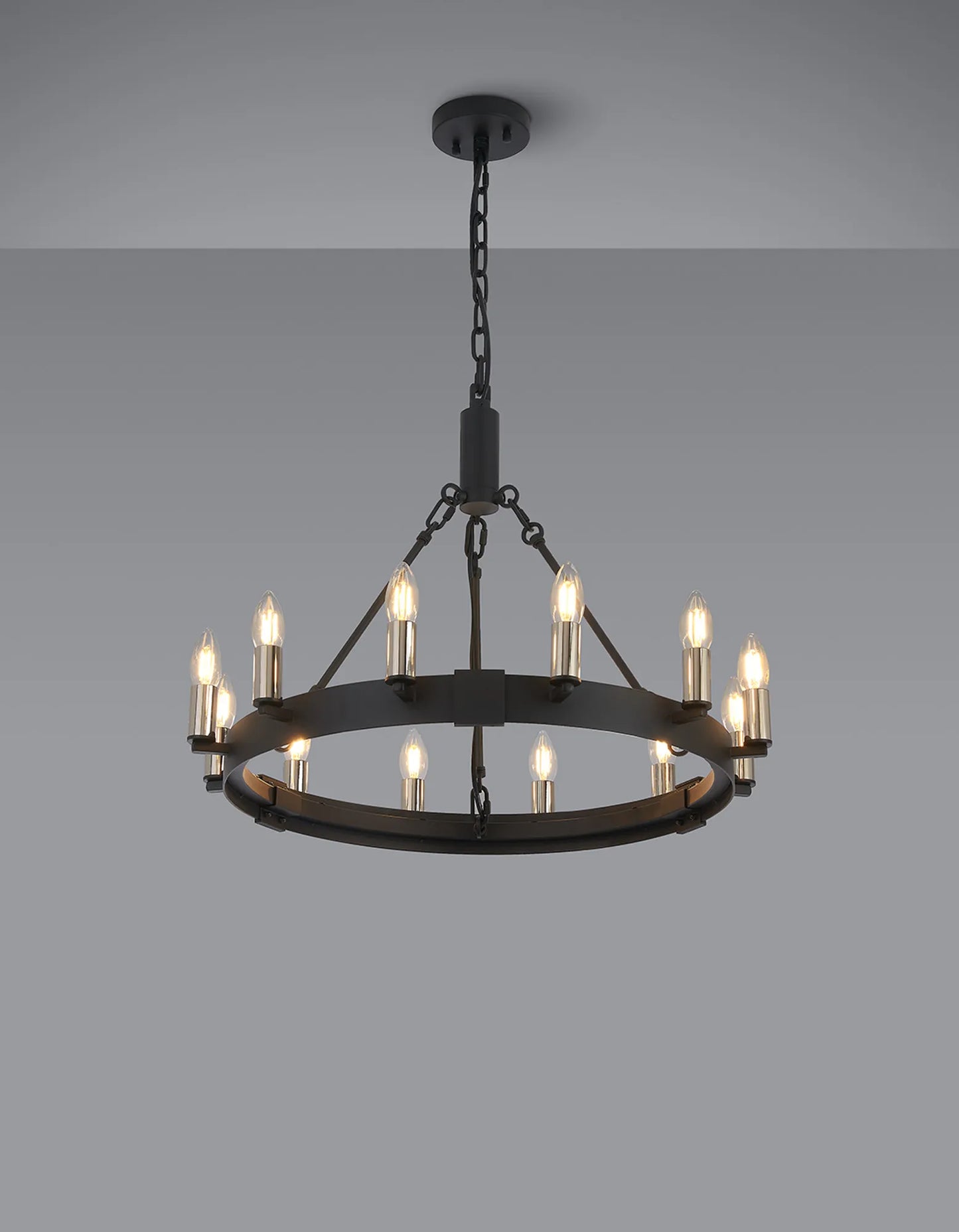 Solenne Multi-Light Semi Flush Pendant