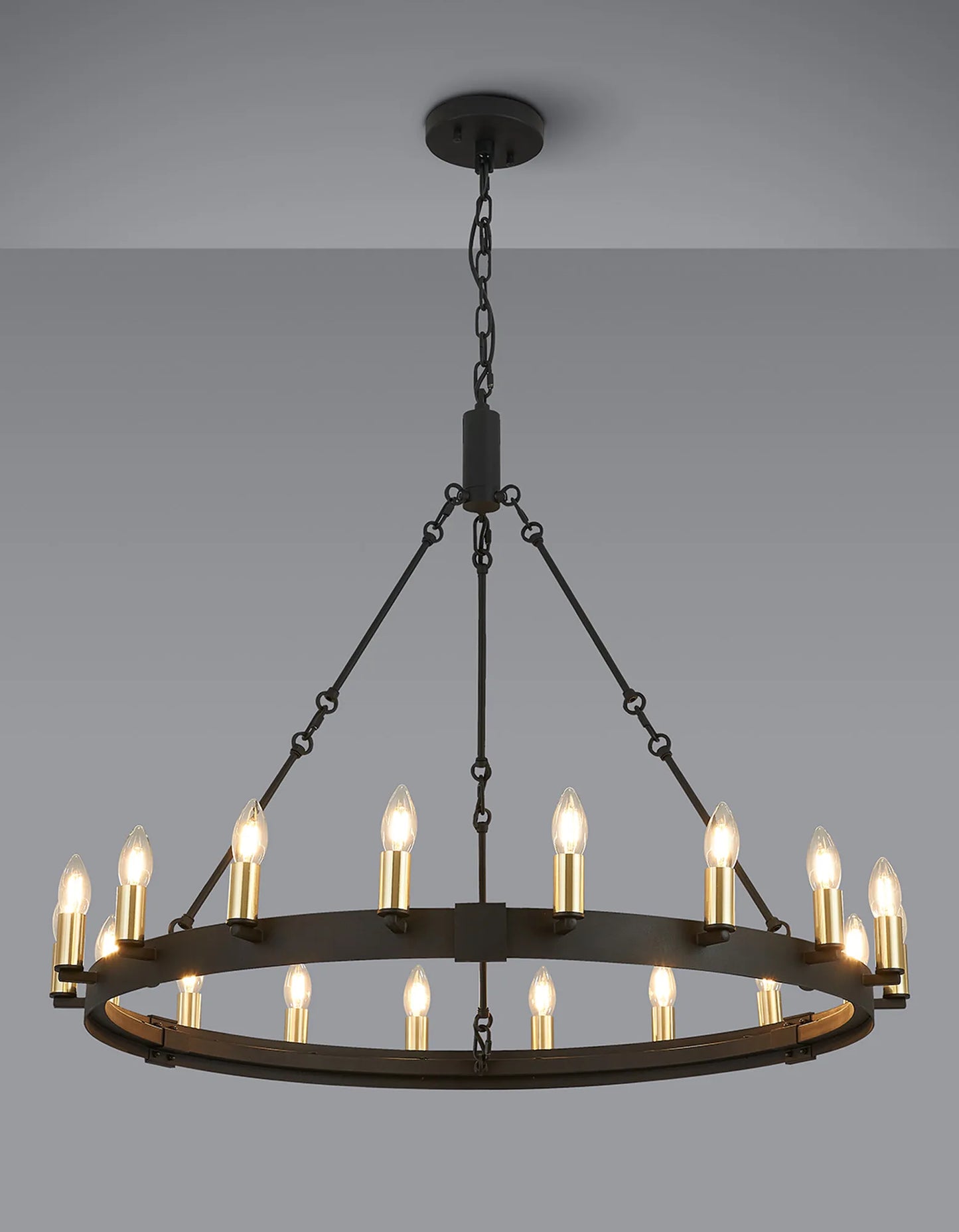 Solenne Multi-Light Semi Flush Pendant