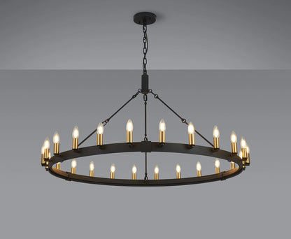 Solenne Multi-Light Semi Flush Pendant