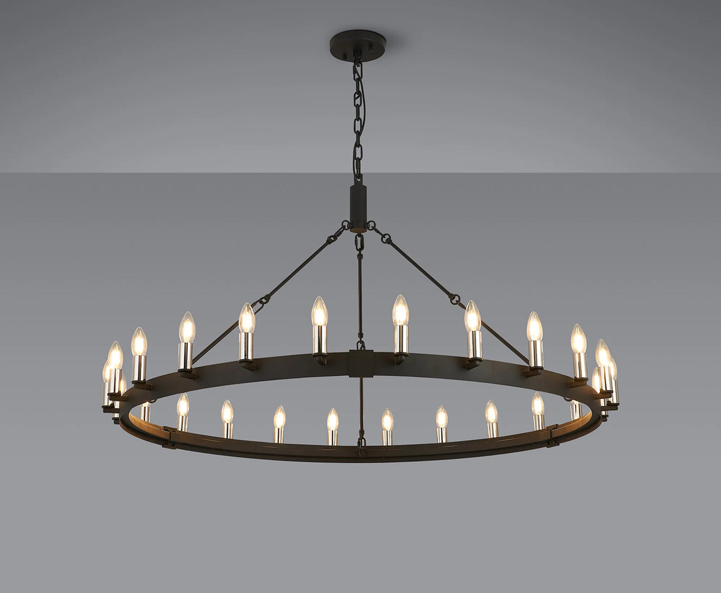 Solenne Multi-Light Semi Flush Pendant