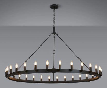 Solenne Multi-Light Semi Flush Pendant