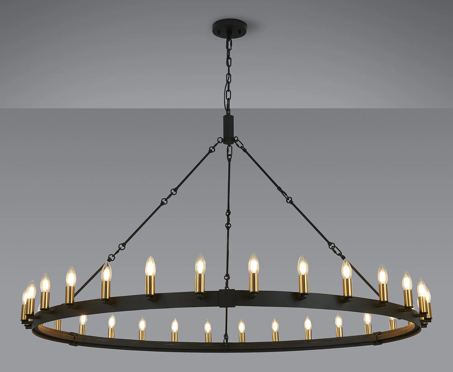 Solenne Multi-Light Semi Flush Pendant