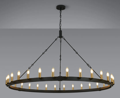 Solenne Multi-Light Semi Flush Pendant