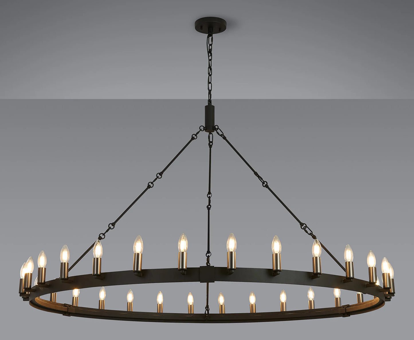 Solenne Multi-Light Semi Flush Pendant