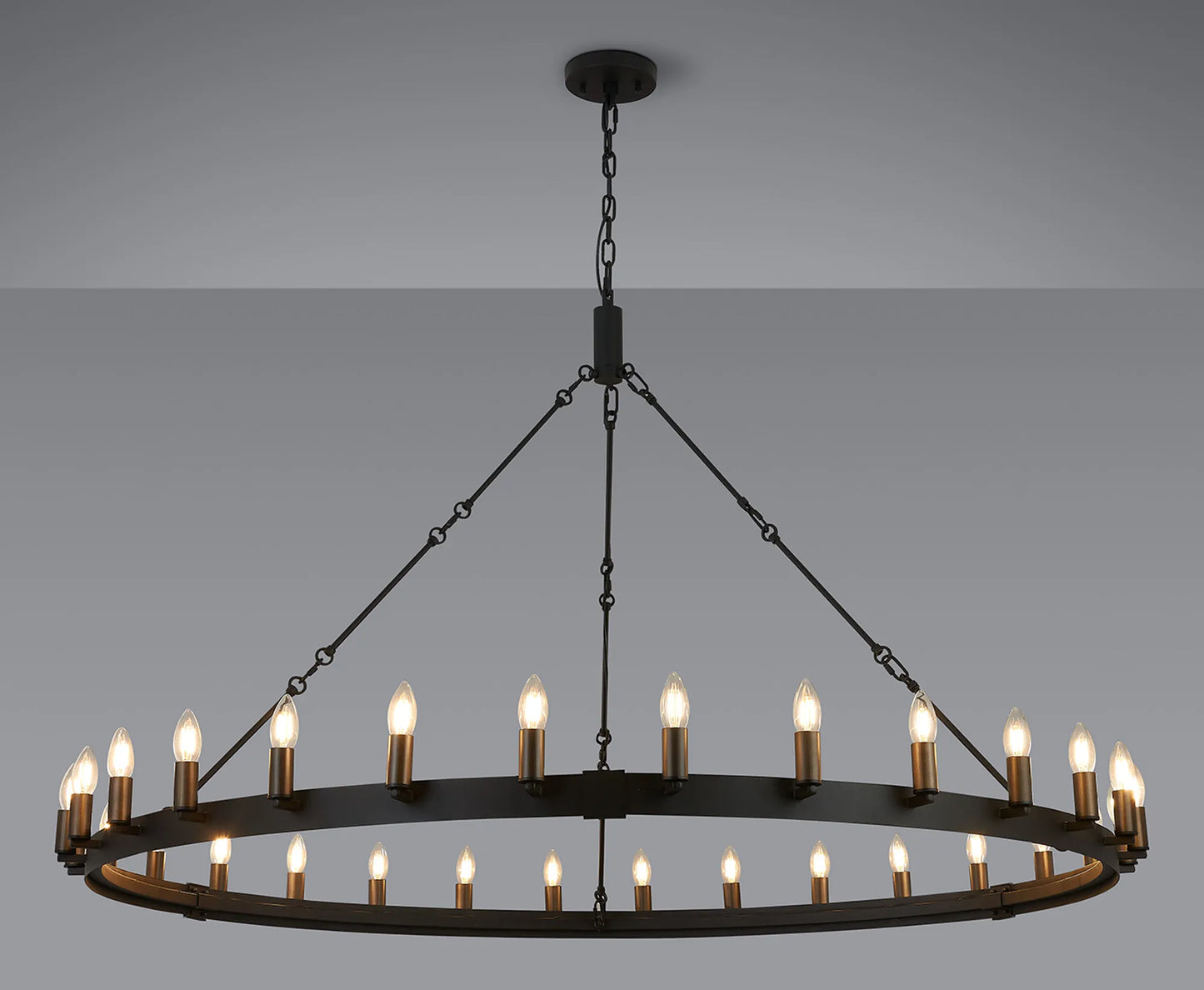 Solenne Multi-Light Semi Flush Pendant