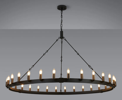 Solenne Multi-Light Semi Flush Pendant